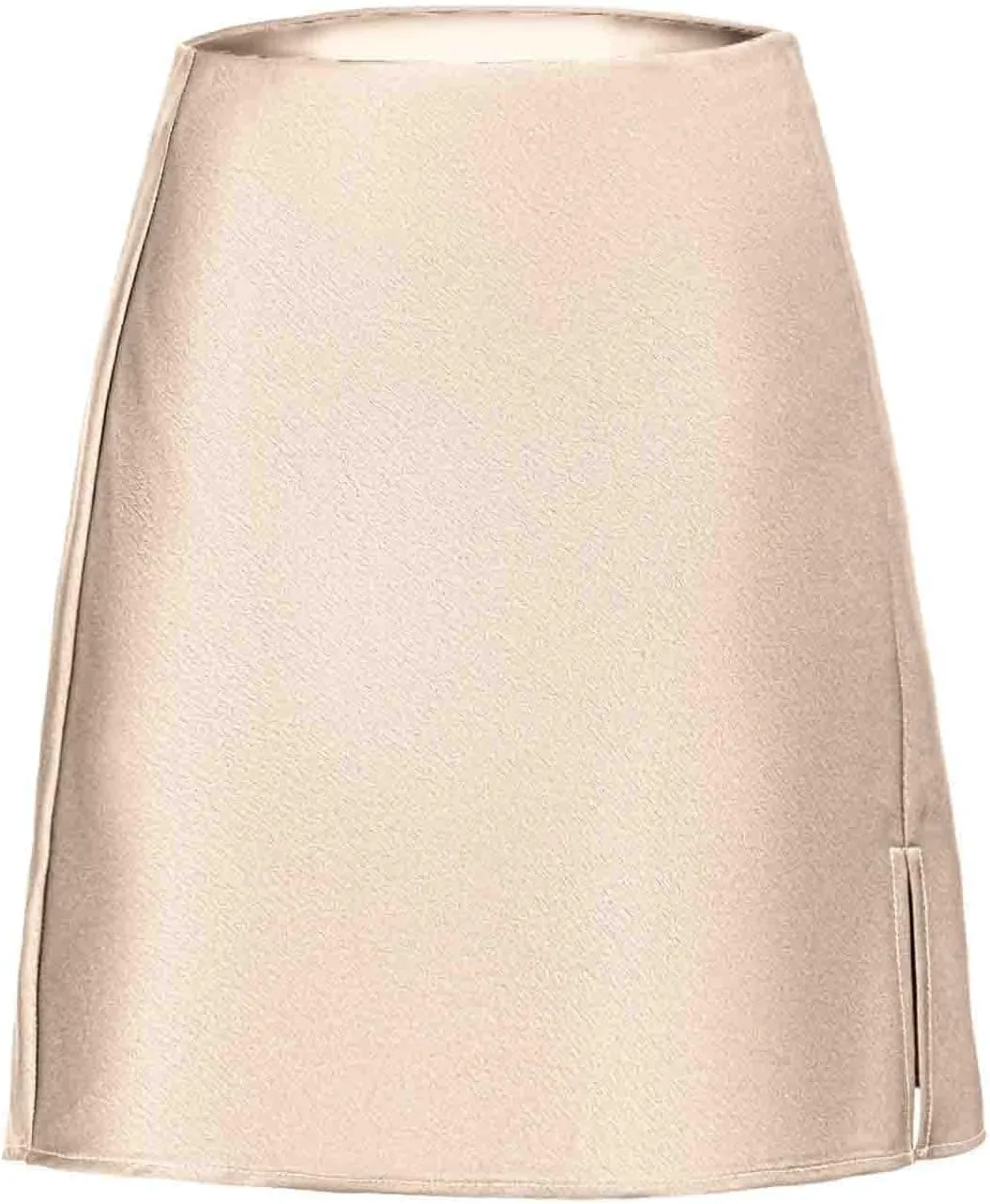 Women's 2025 Summer Side Slit High Waisted Mini Skirt Satin Side Split Bodycon Short Skirt Casual A-Line Party Skirt