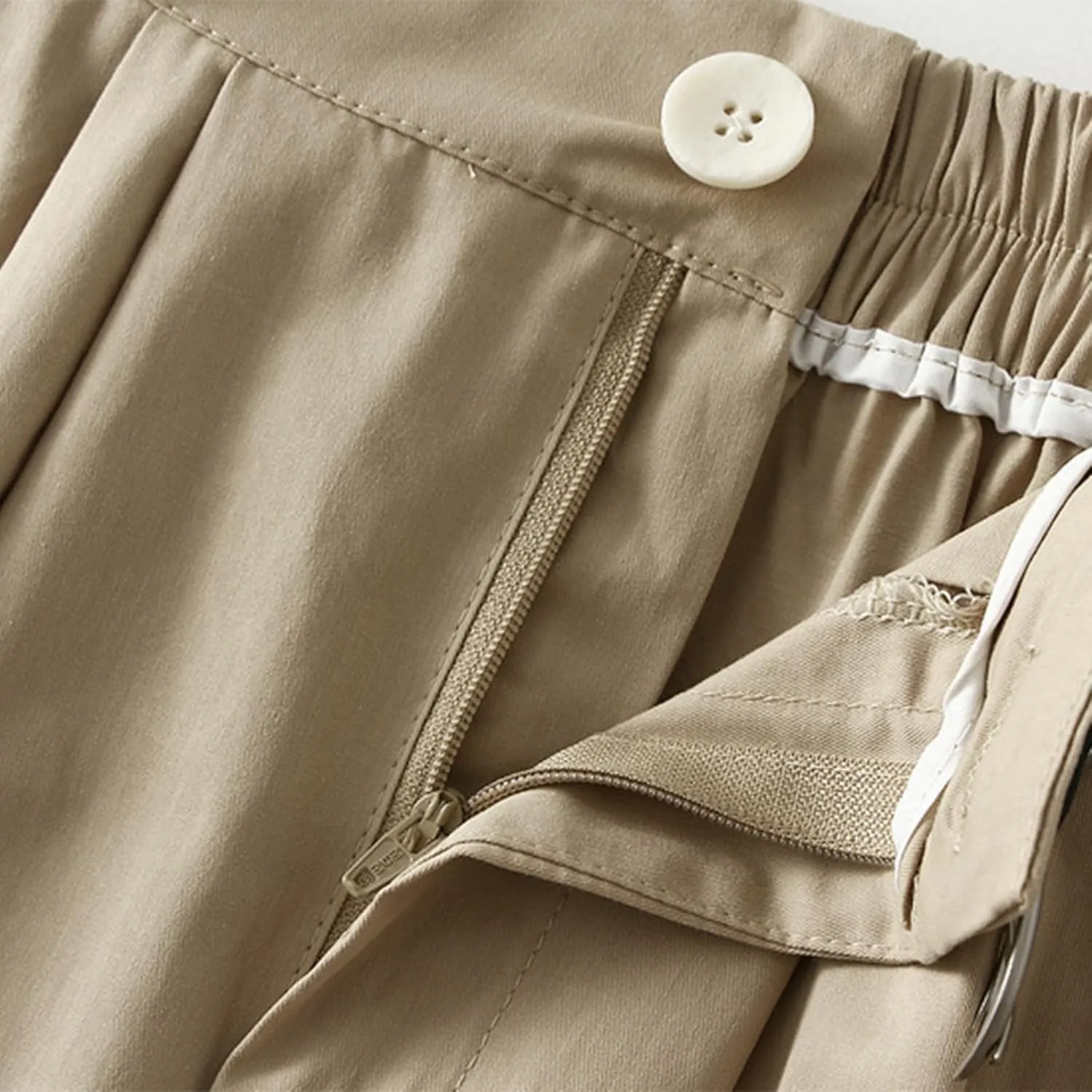 Women's A Line Flared Midi Skirt High Waisted Comfy Pleated Fashion 2025 Casual Skirt Slim Fit Lounge Cargo Skirt