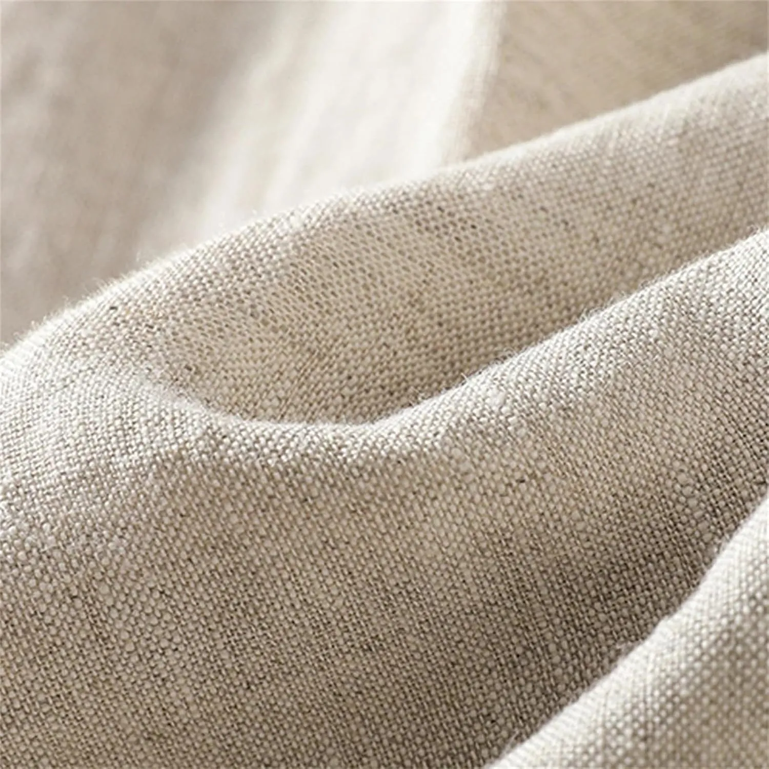 Women's Cotton Linen Wide-Leg Pants  High Waist Drawstring Straight-Leg Casual Summer Trousers for Beach Vacation