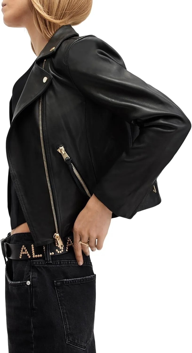 Women's Dalby Leather Biker Jacket