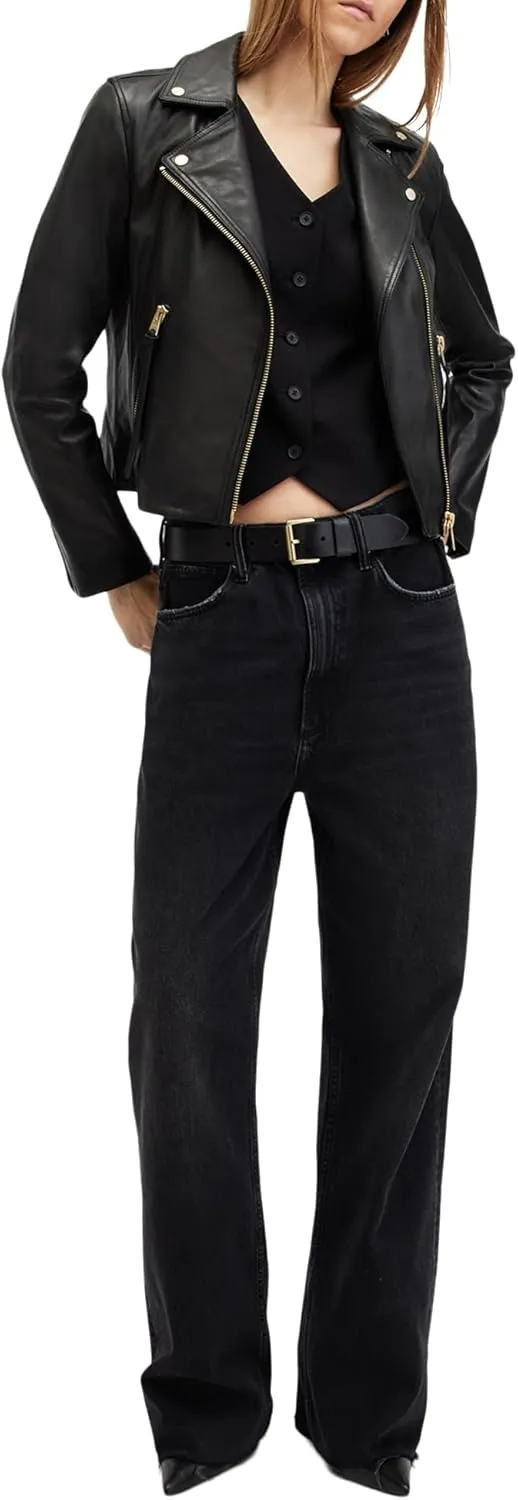 Women's Dalby Leather Biker Jacket