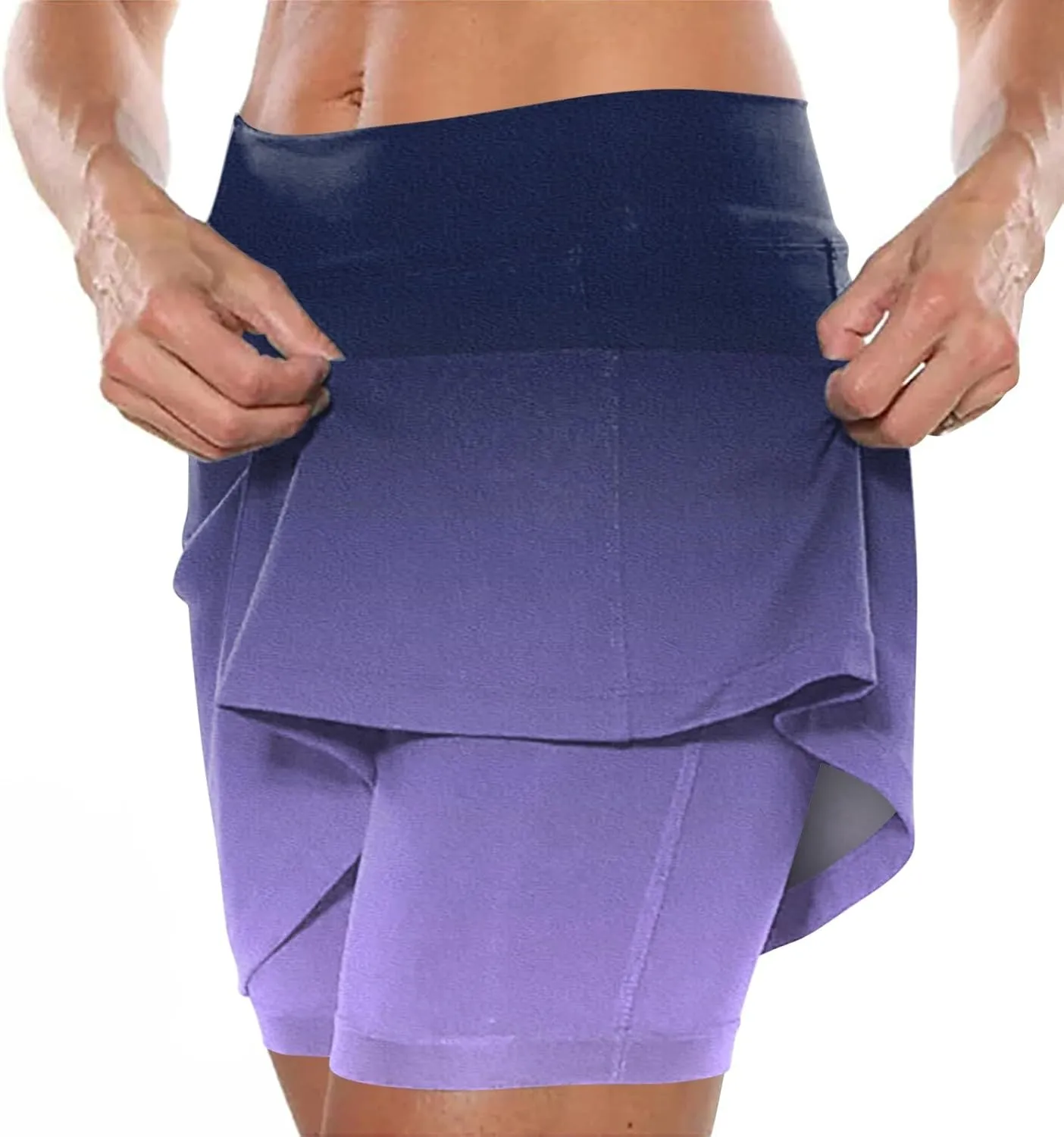 Women's Mini Tennis Skirt 2025 Athletic Yoga Skorts Summer Gym Workout Outfits Plus Size Black Skirts with Pockets
