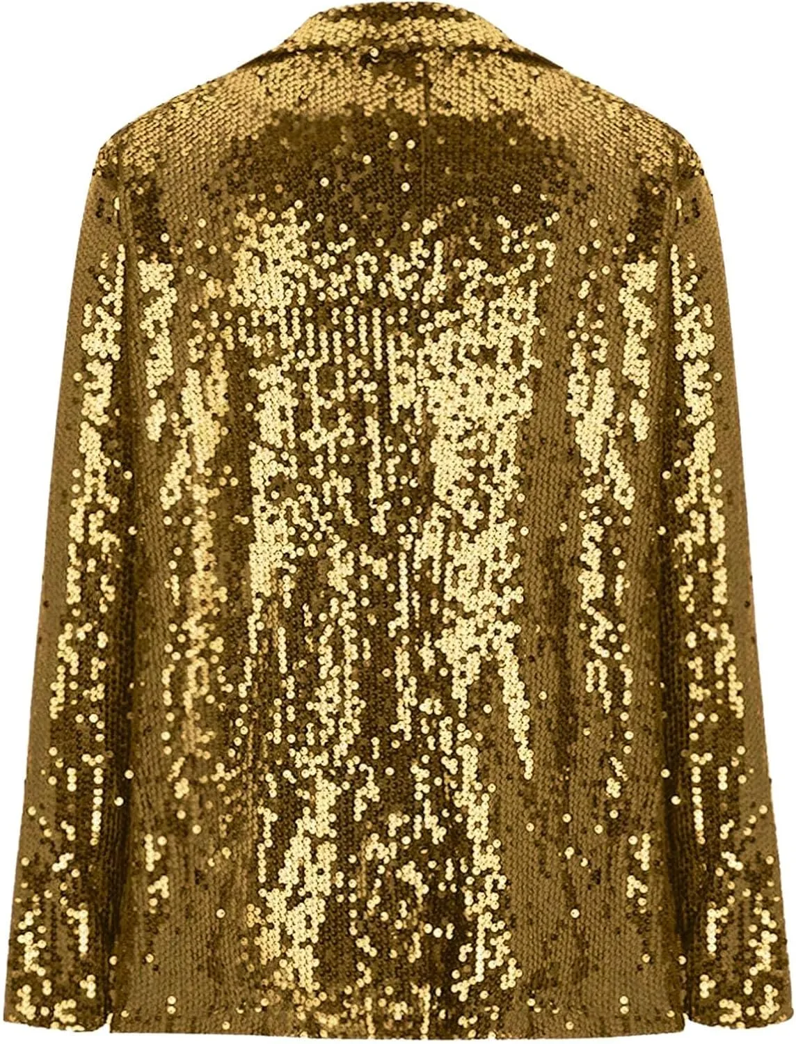 Women's Sequin Blazer Jacket Lightweight Casual Long Sleeves Cardigan Coat Evening Glitter Sparkle Sequins Shiny Outfit