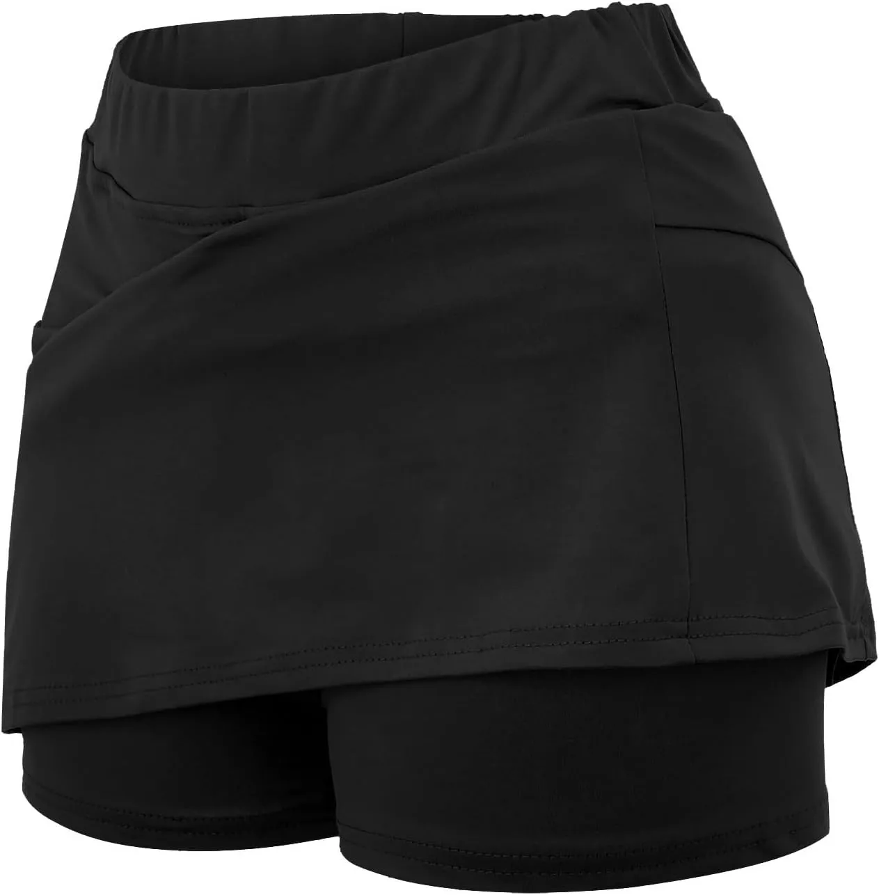 Womens Skorts with Pockets Tummy Control Plus Size Skorts for Women High Waist Athletic Sports Pants Skirt Casual Shorts