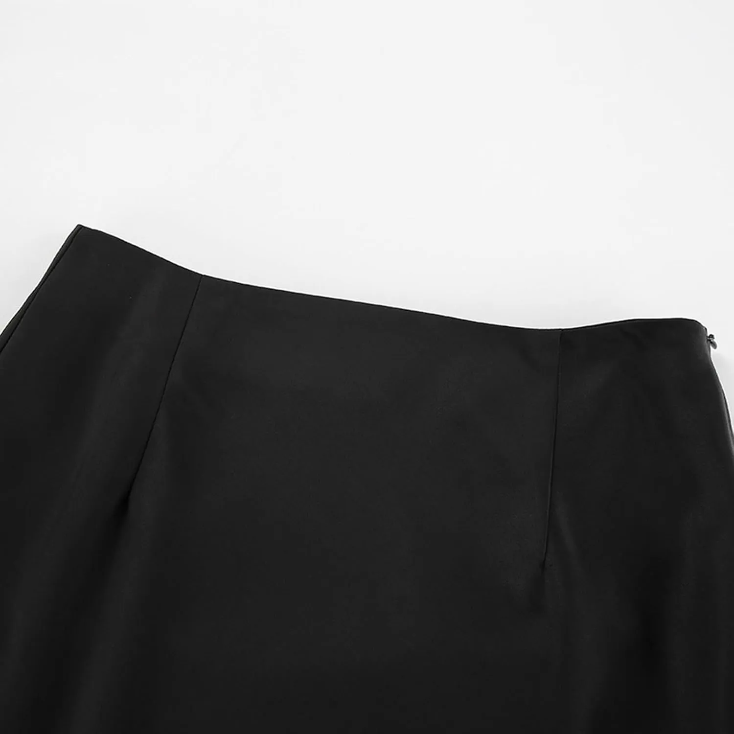 Women's Solid Color Satin Ice Silk Midi Skirt Casual Commute Long Pencil Skirt Bodycon Skirt Jean Mini Skirt