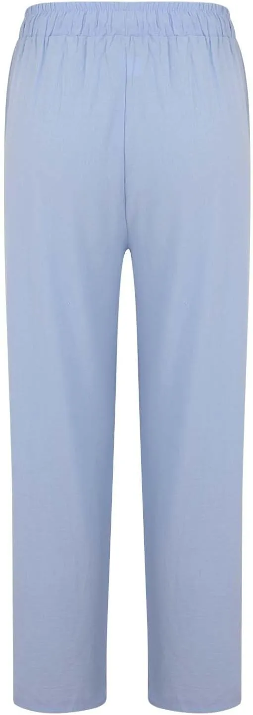Women's Wide Leg Palazzo Harem Pants Fall Casual Loose Pockets Solid Elastic Waist Baggy Travel Pants 2024