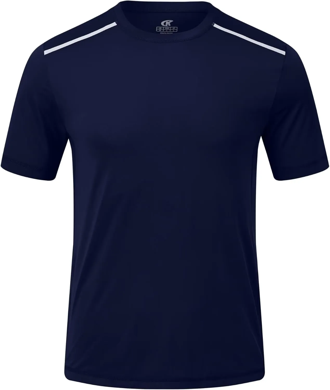 Yundobop Men's Athletic Workout T-Shirt Breathable Short Sleeve UPF 50  Running Tee